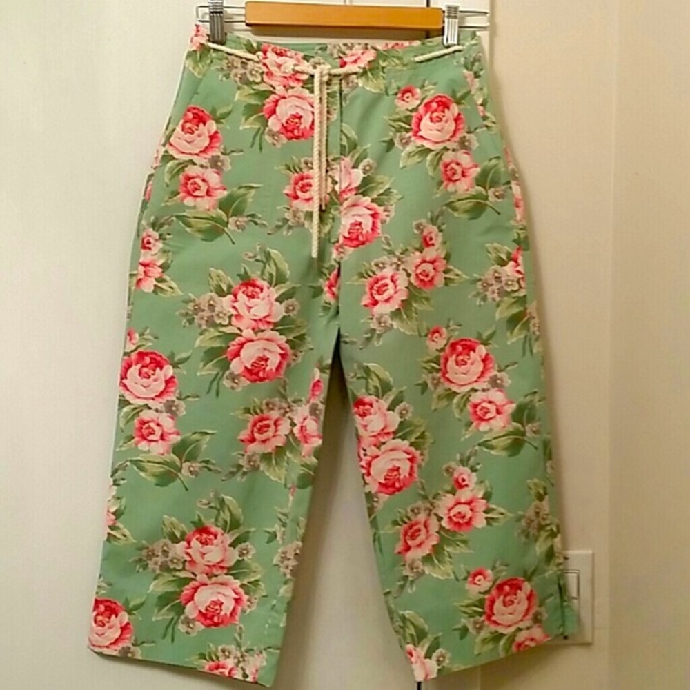 LAUREN Ralph Lauren Floral Capri 2 P Cotton